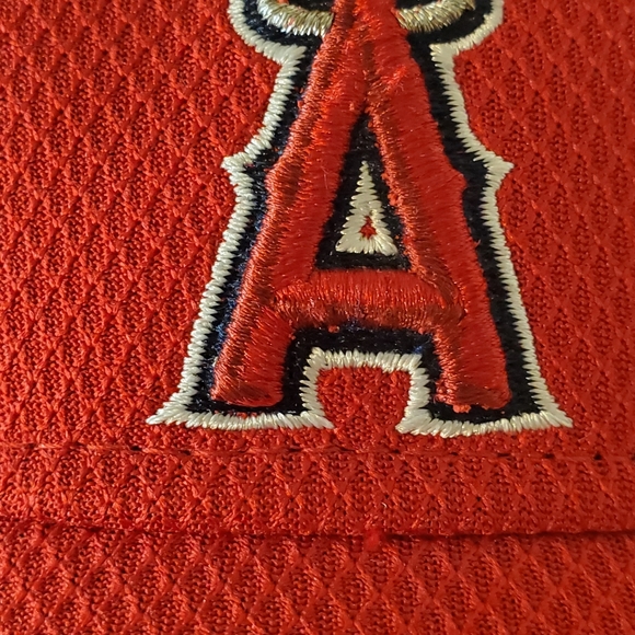 New Era Los Angeles Angels Visor Adjustable Cap Red. NWOT - Picture 7 of 9